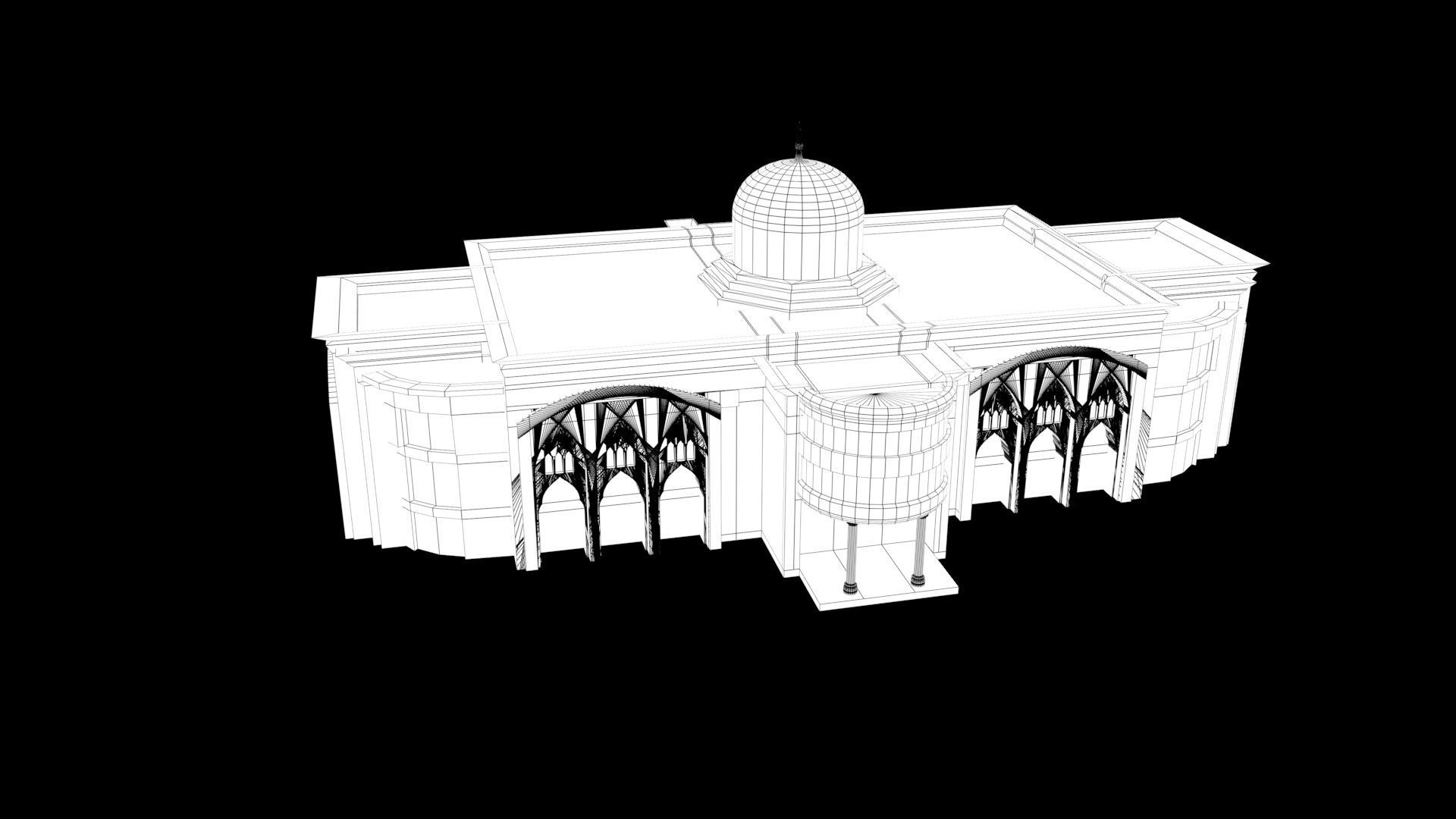 Sharjah Finance Department 3D model_7