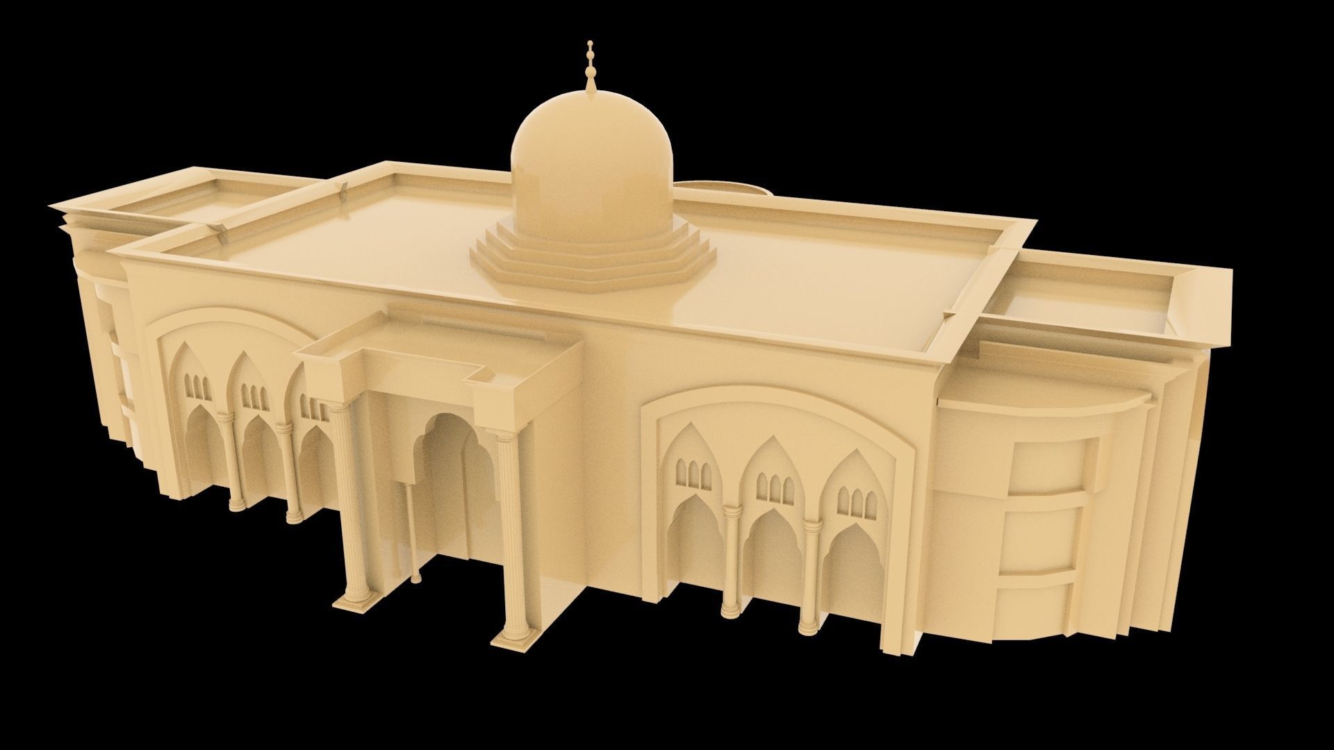 Sharjah Finance Department 3D model_1