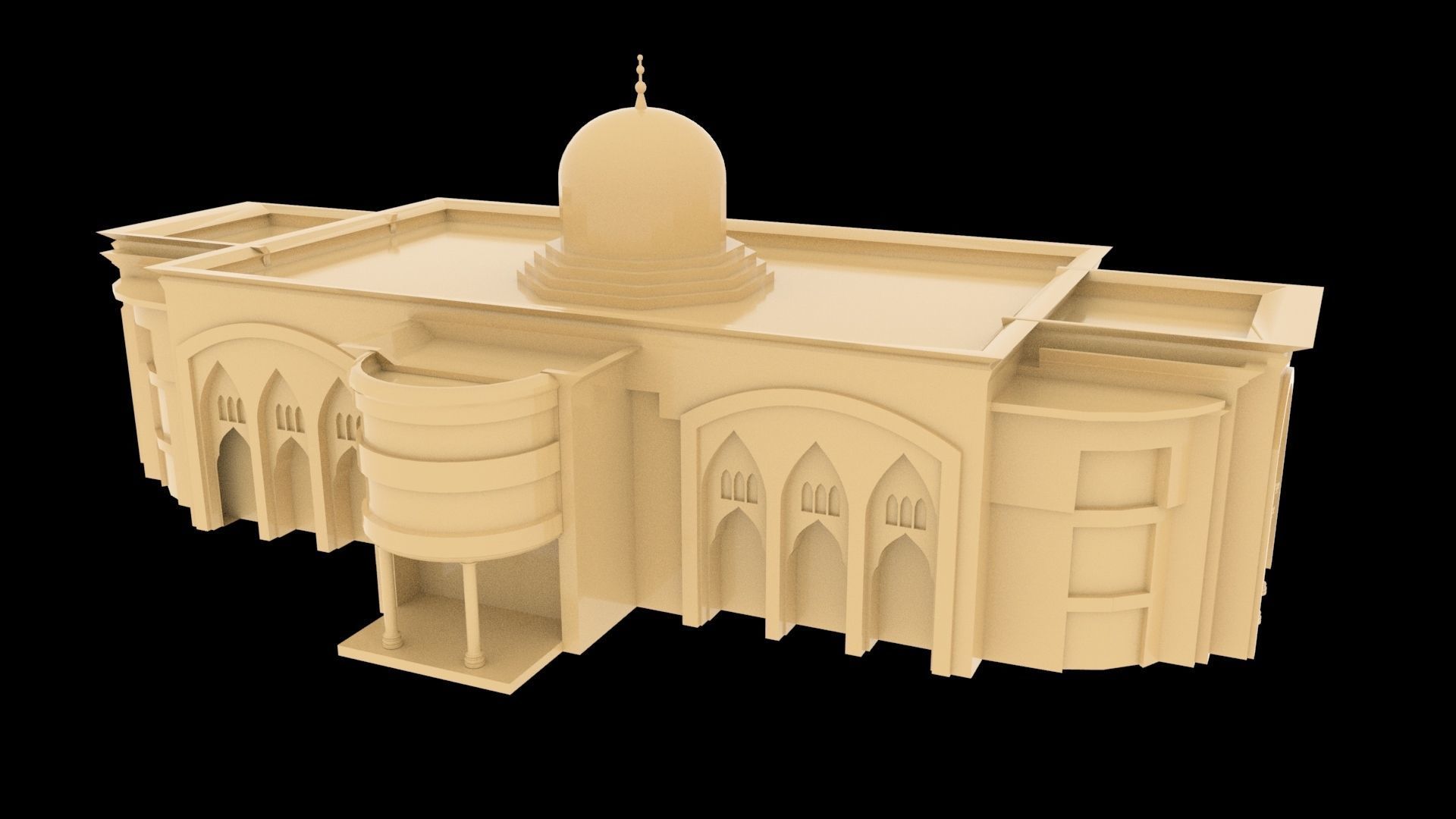 Sharjah Finance Department 3D model_3
