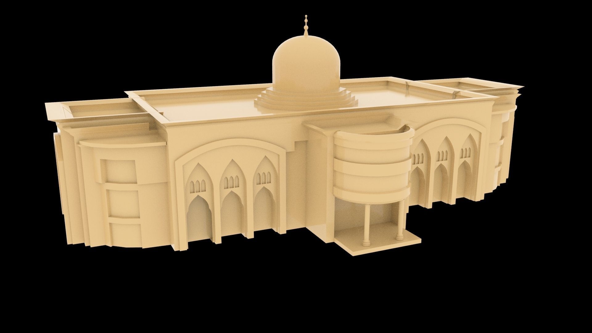 Sharjah Finance Department 3D model_2