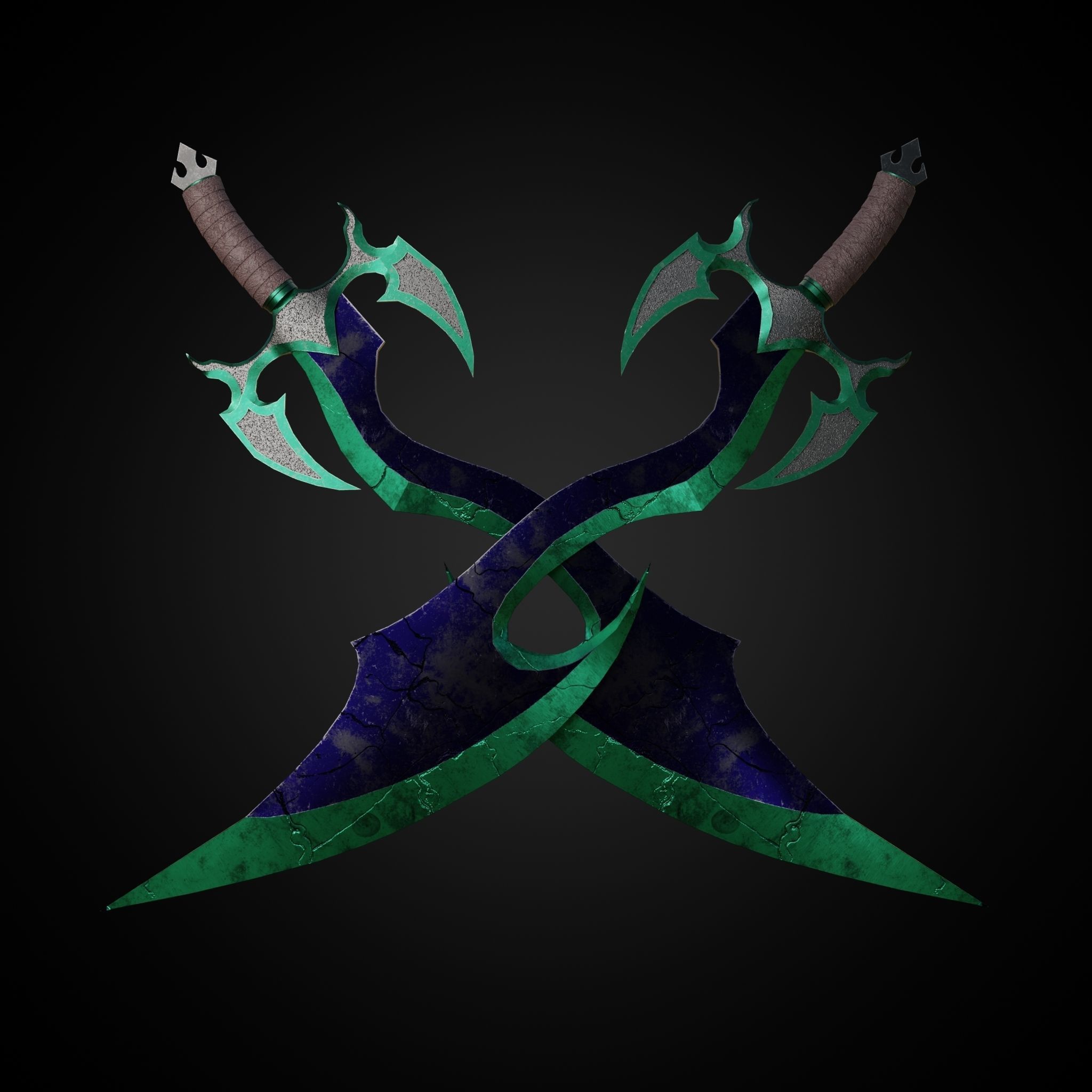 Sword of Warrior 3D model_2