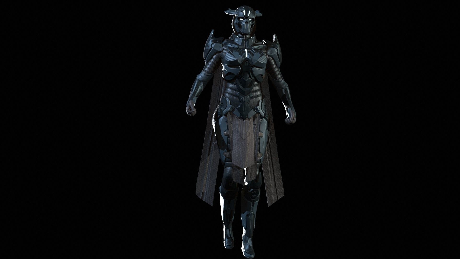 CyberSuit7 Low-poly 3D model_12