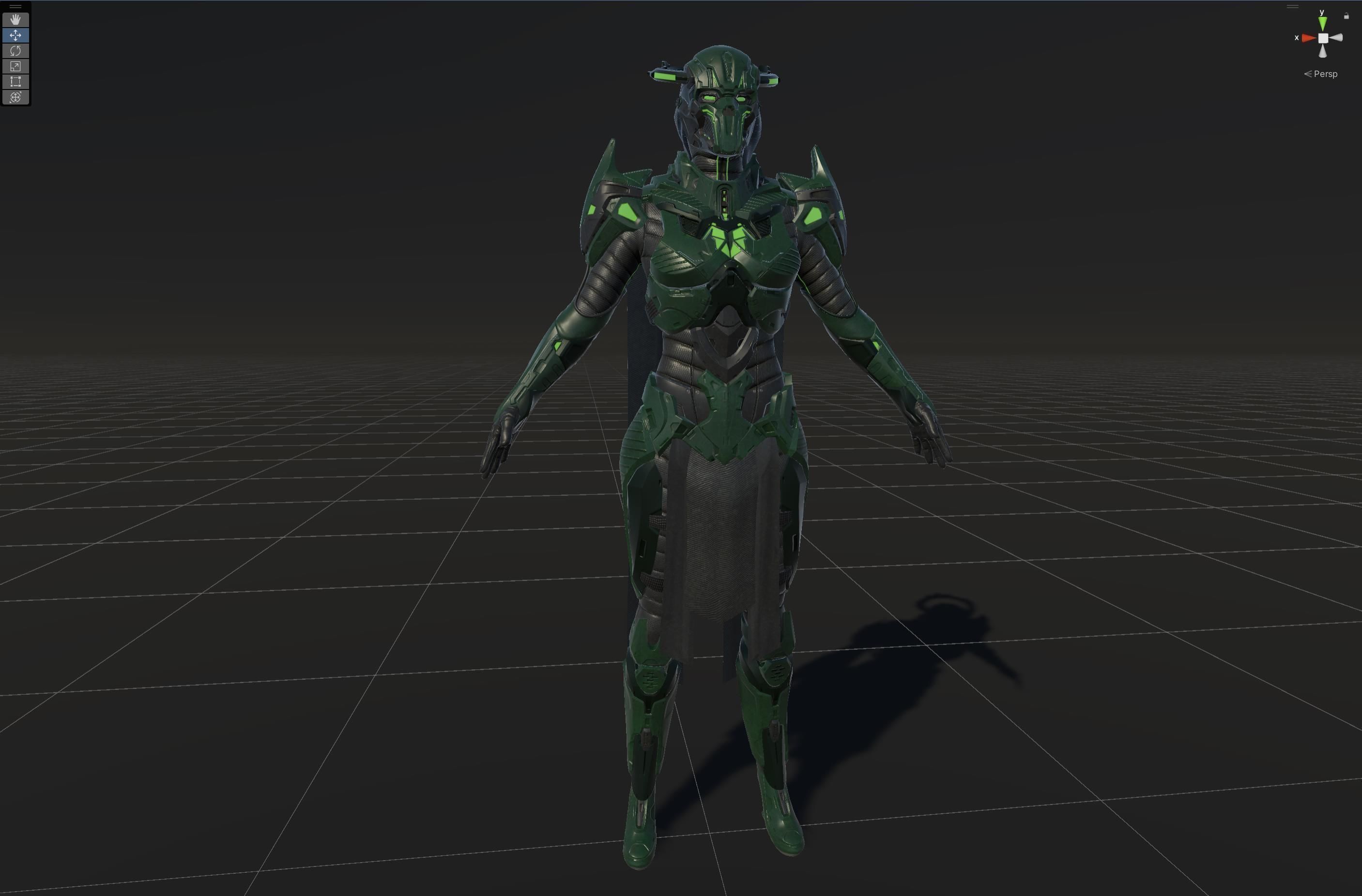 CyberSuit7 Low-poly 3D model_15