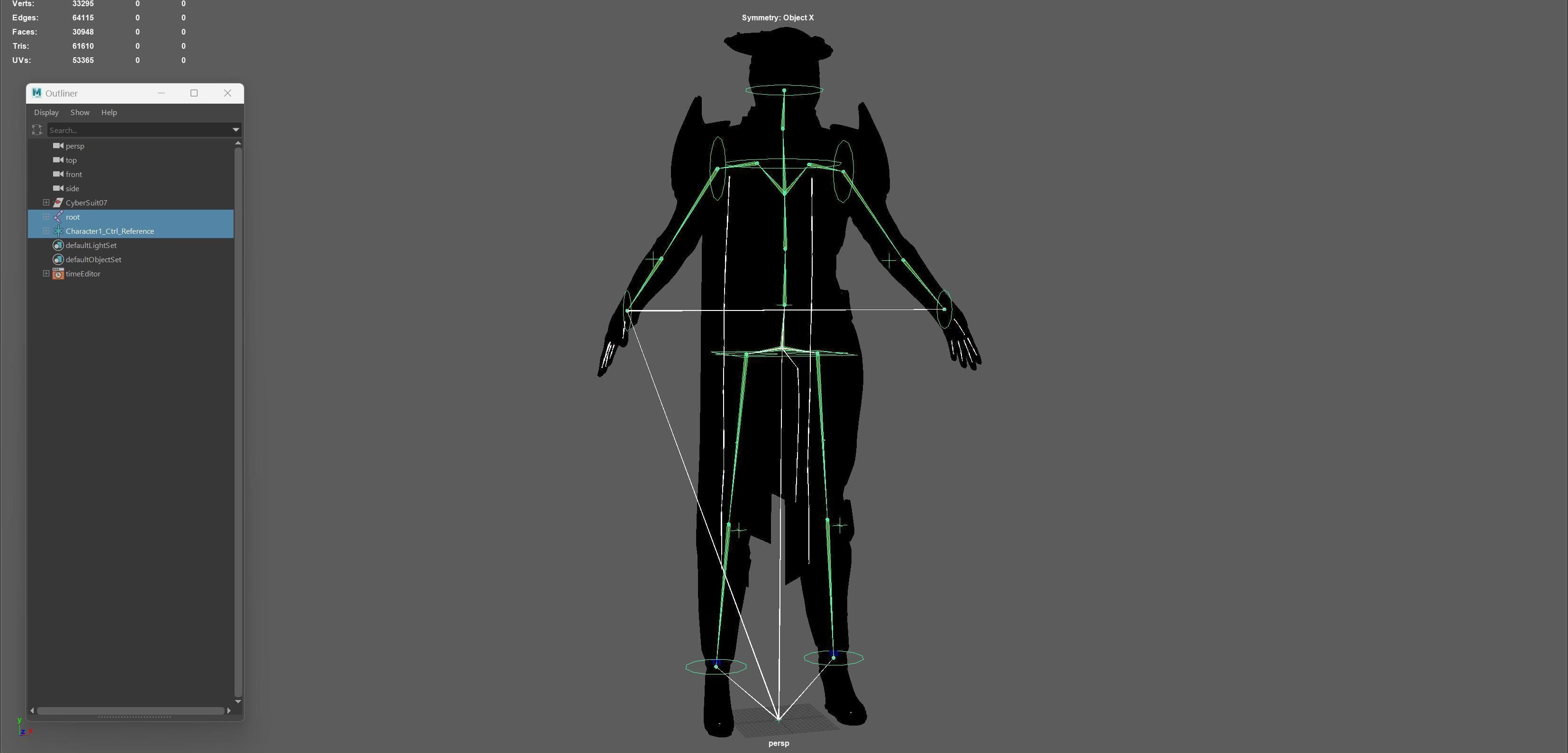 CyberSuit7 Low-poly 3D model_13