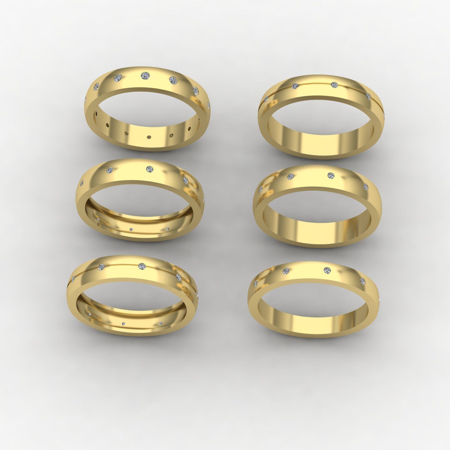 Women ring9 3D print model_2