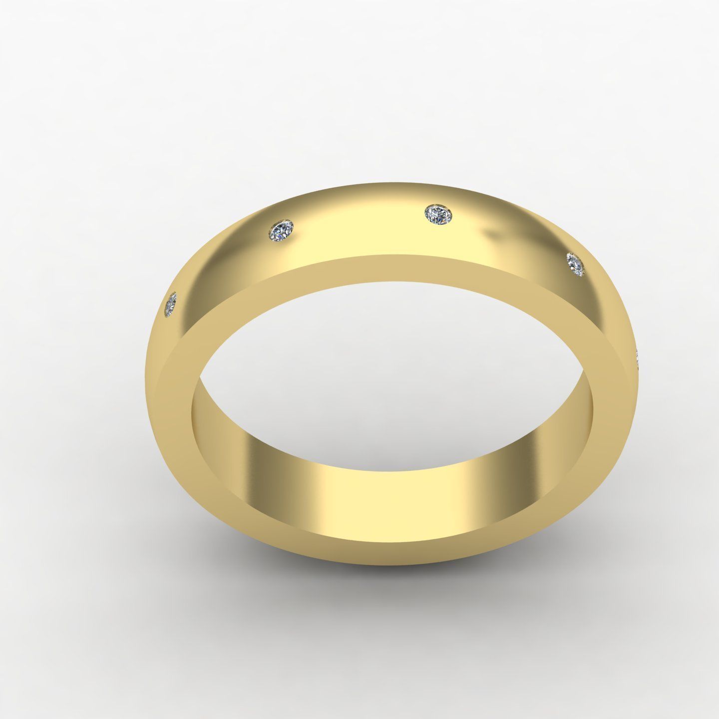 Women ring9 3D print model_13