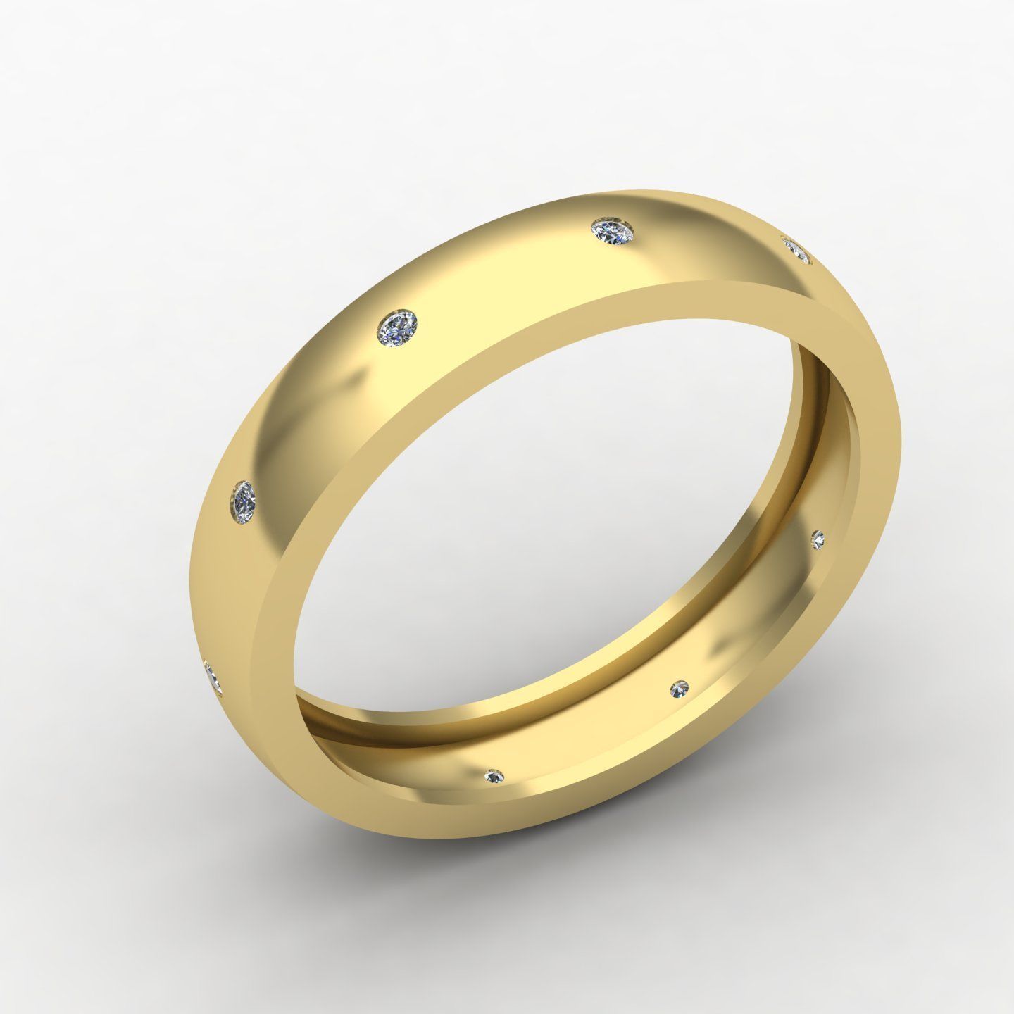 Women ring9 3D print model_5