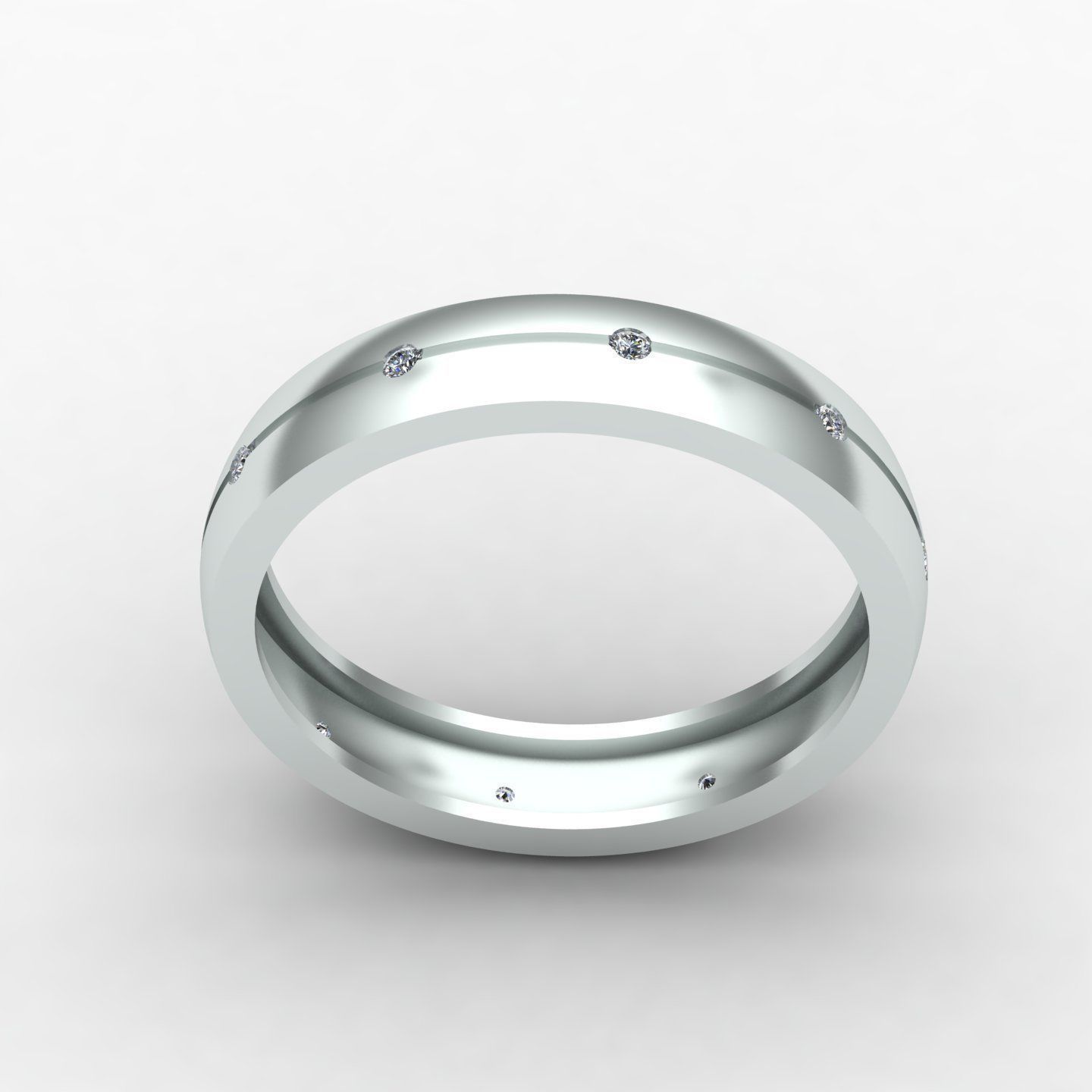 Women ring9 3D print model_7