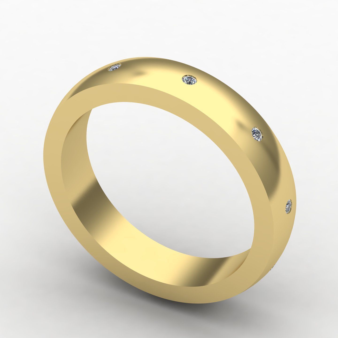 Women ring9 3D print model_11