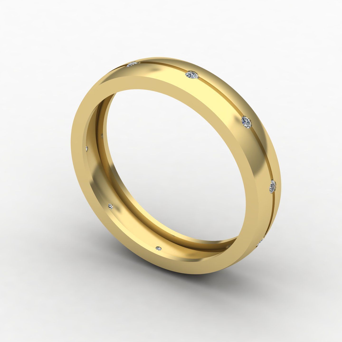 Women ring9 3D print model_6