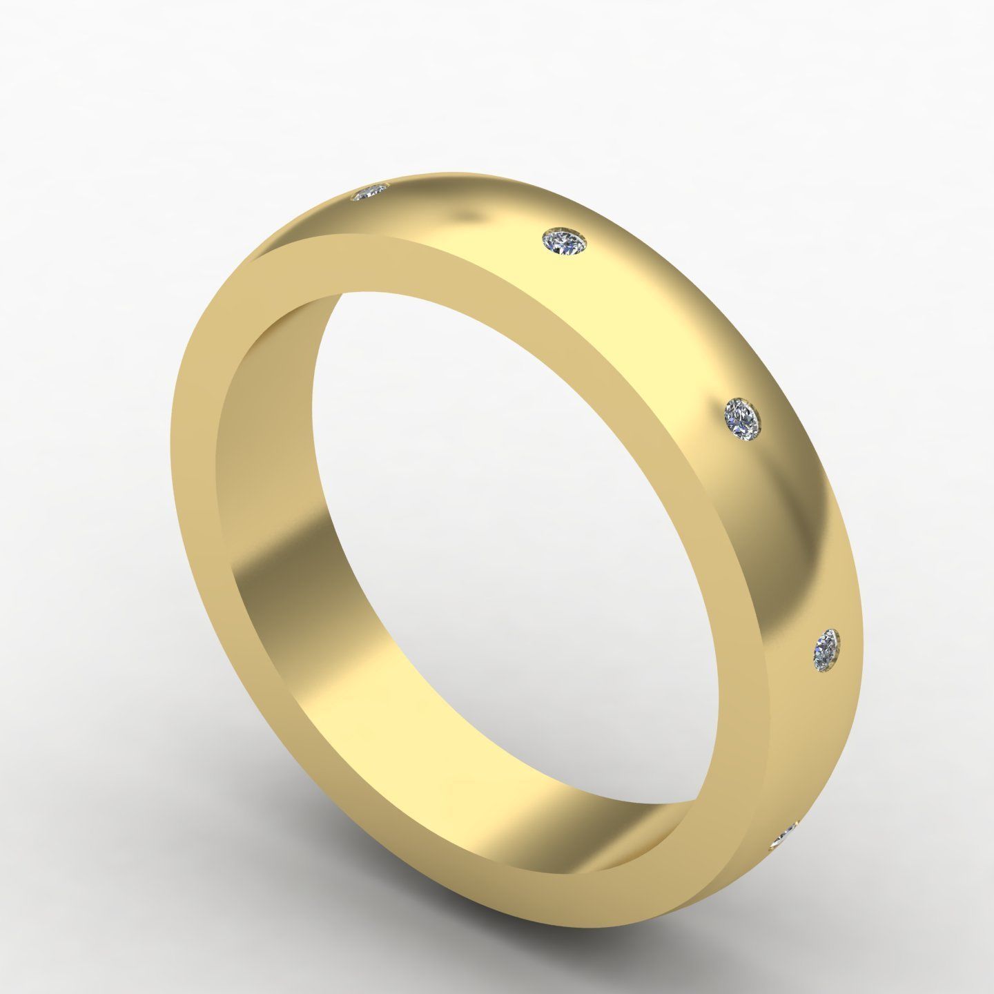 Women ring9 3D print model_10