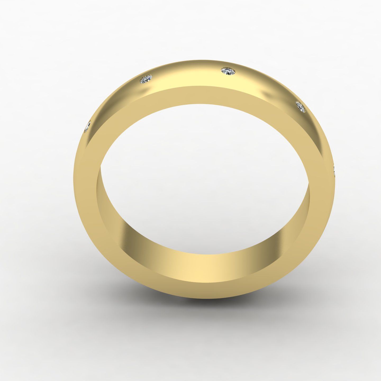 Women ring9 3D print model_12