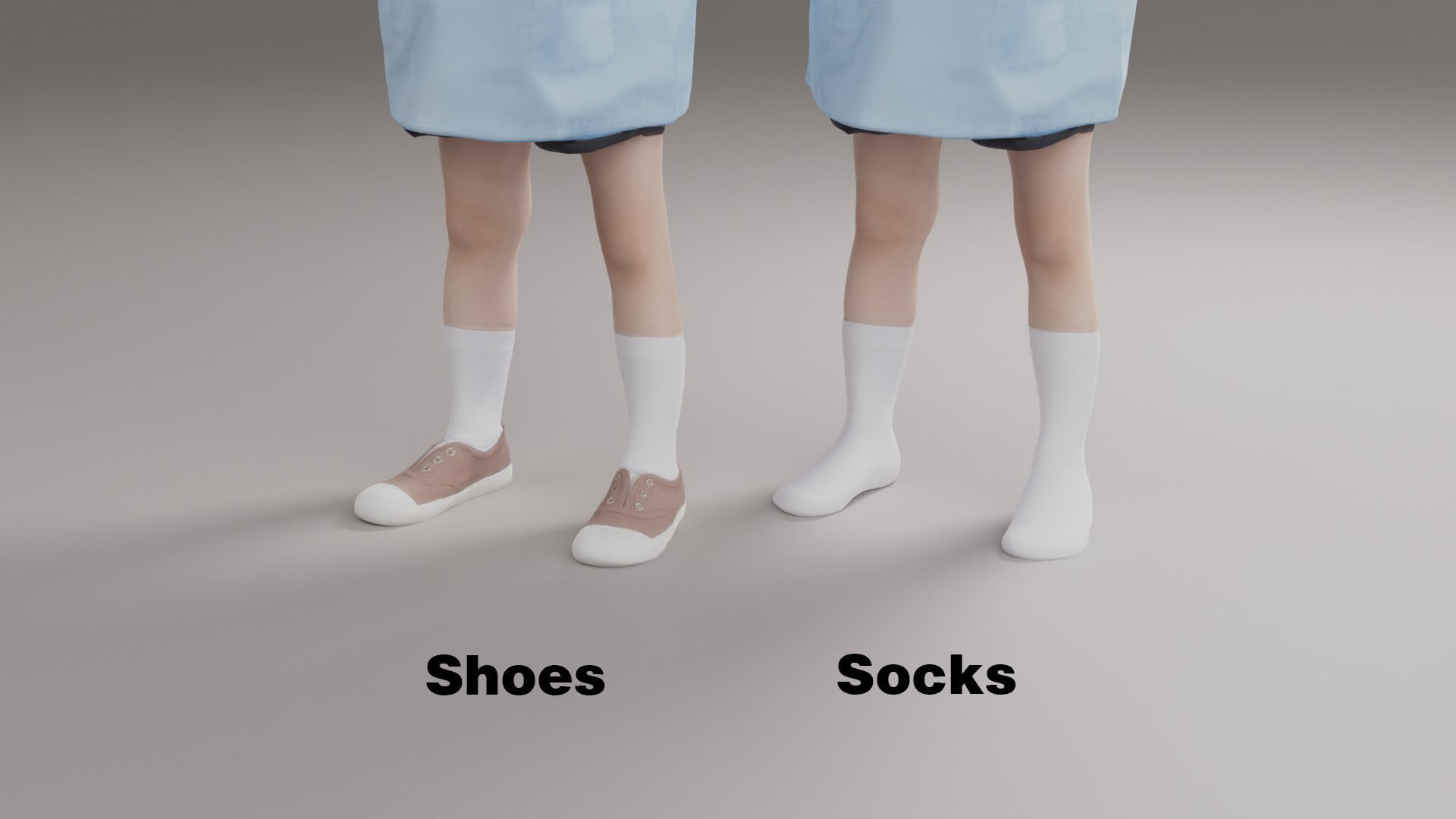 Asian kindergarten boy-225 Rui Low-poly 3D model_5