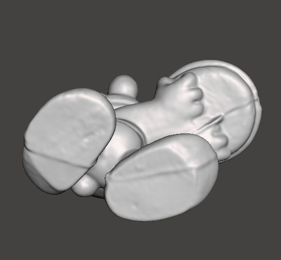 GREEDY SMURF 1980 PVC PLASTIC FIGURE MINIATURE TOY 3D print model_5