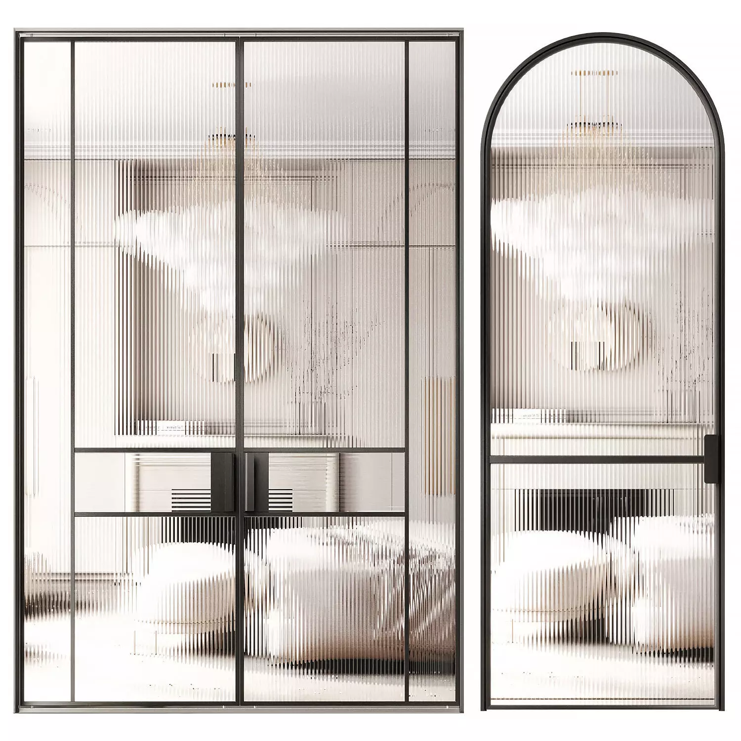 Art deco doors 7 3D model_0