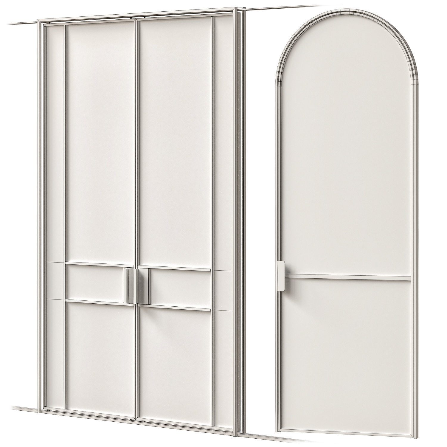 Art deco doors 7 3D model_6
