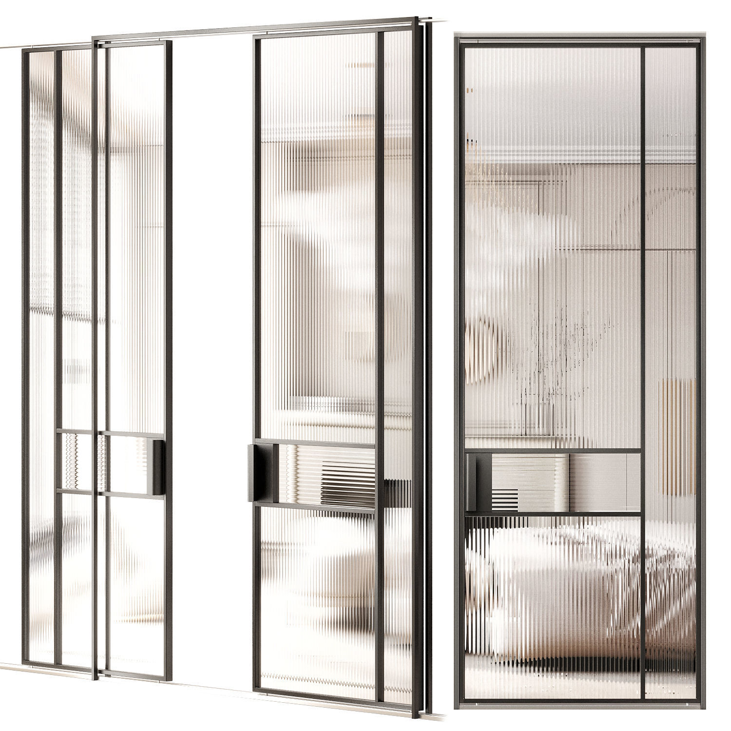 Art deco doors 7 3D model_1