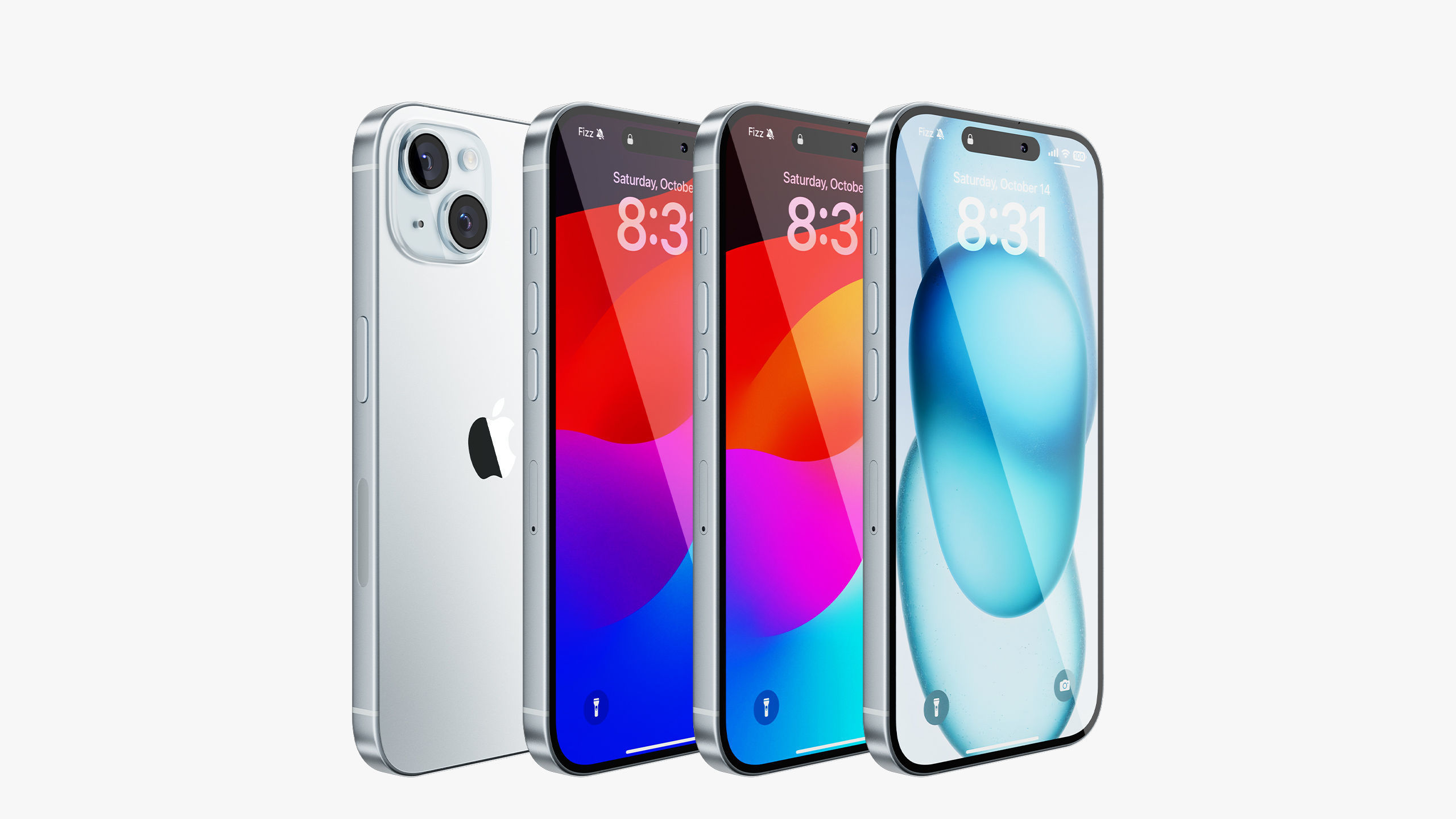 Apple iPhone 15 Collection 3D model_4