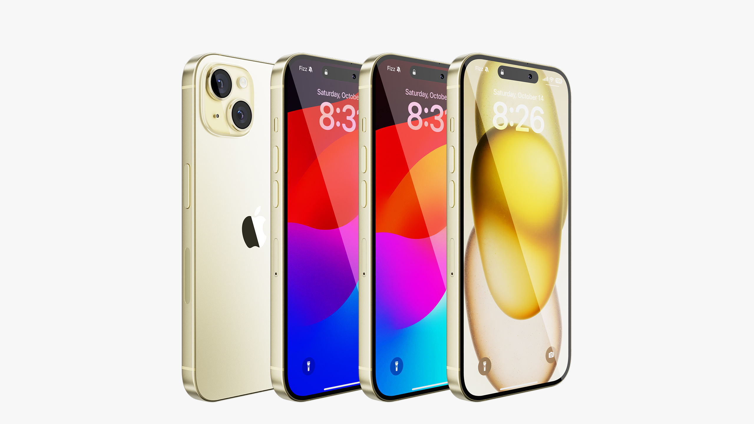 Apple iPhone 15 Collection 3D model_7