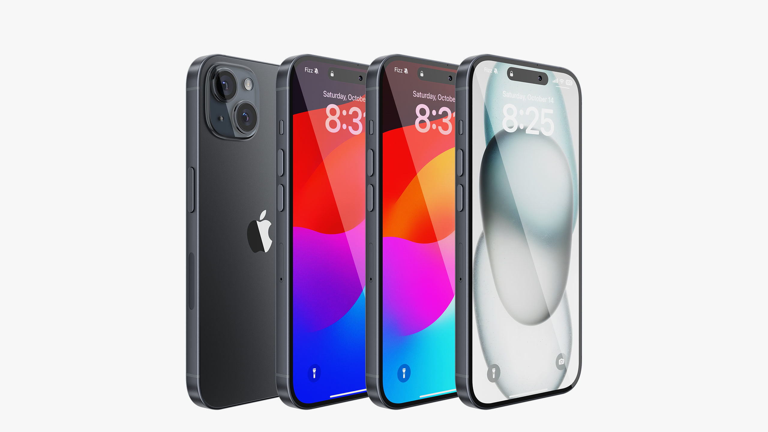 Apple iPhone 15 Collection 3D model_3