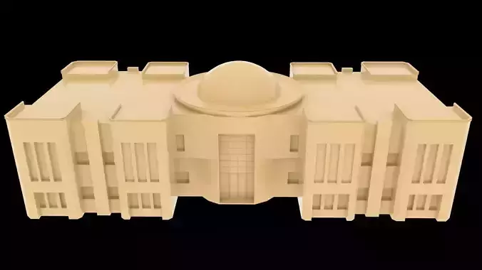 Kalba City Municipality Sharjah 3D model