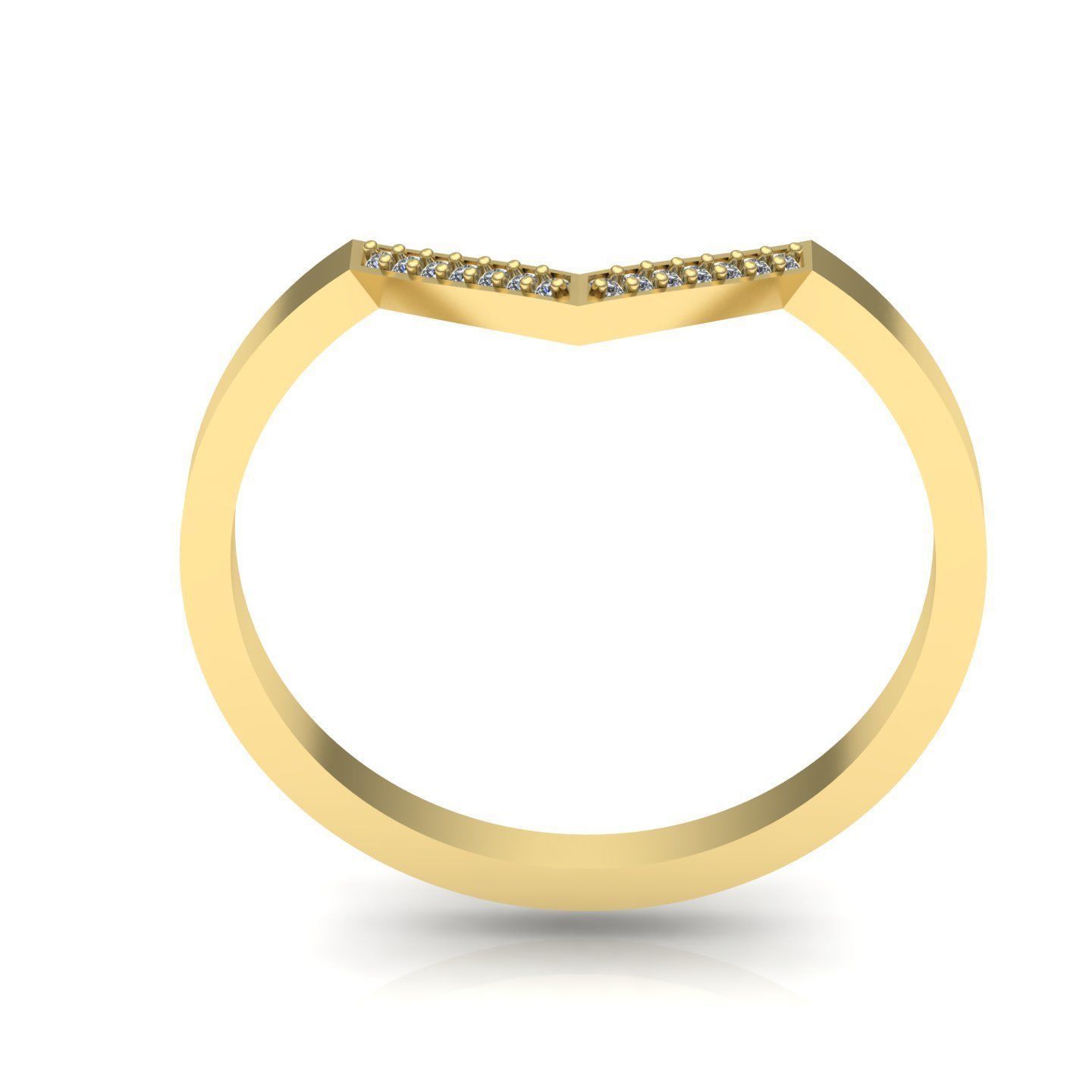 triangular ring 3D print model_8