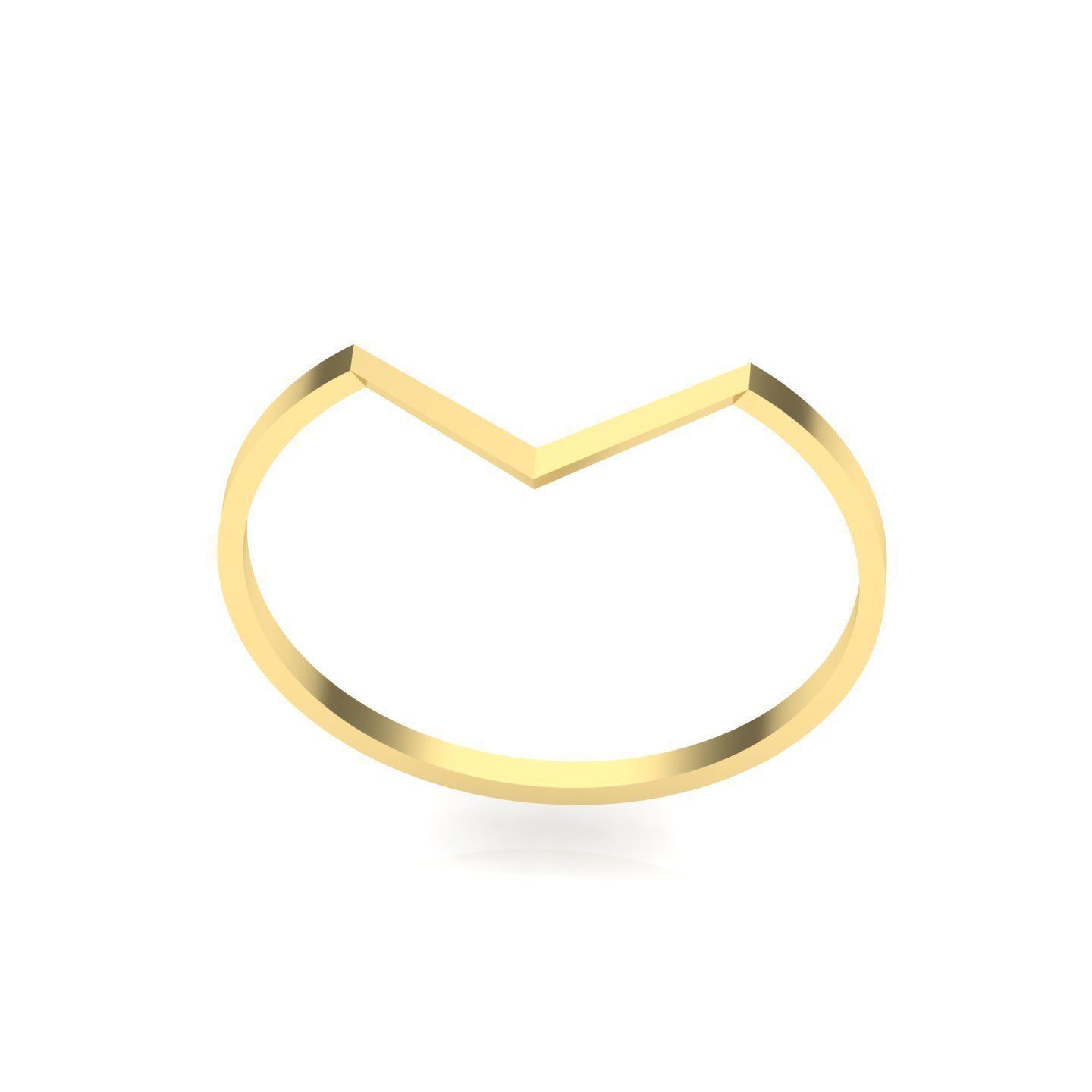triangular ring 3D print model_9