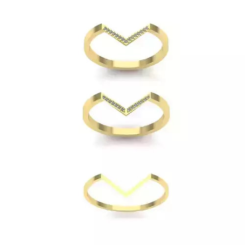 triangular ring 3D print model