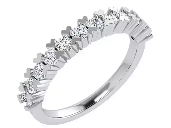 Round Cut Diamond Pretty Ring 4389