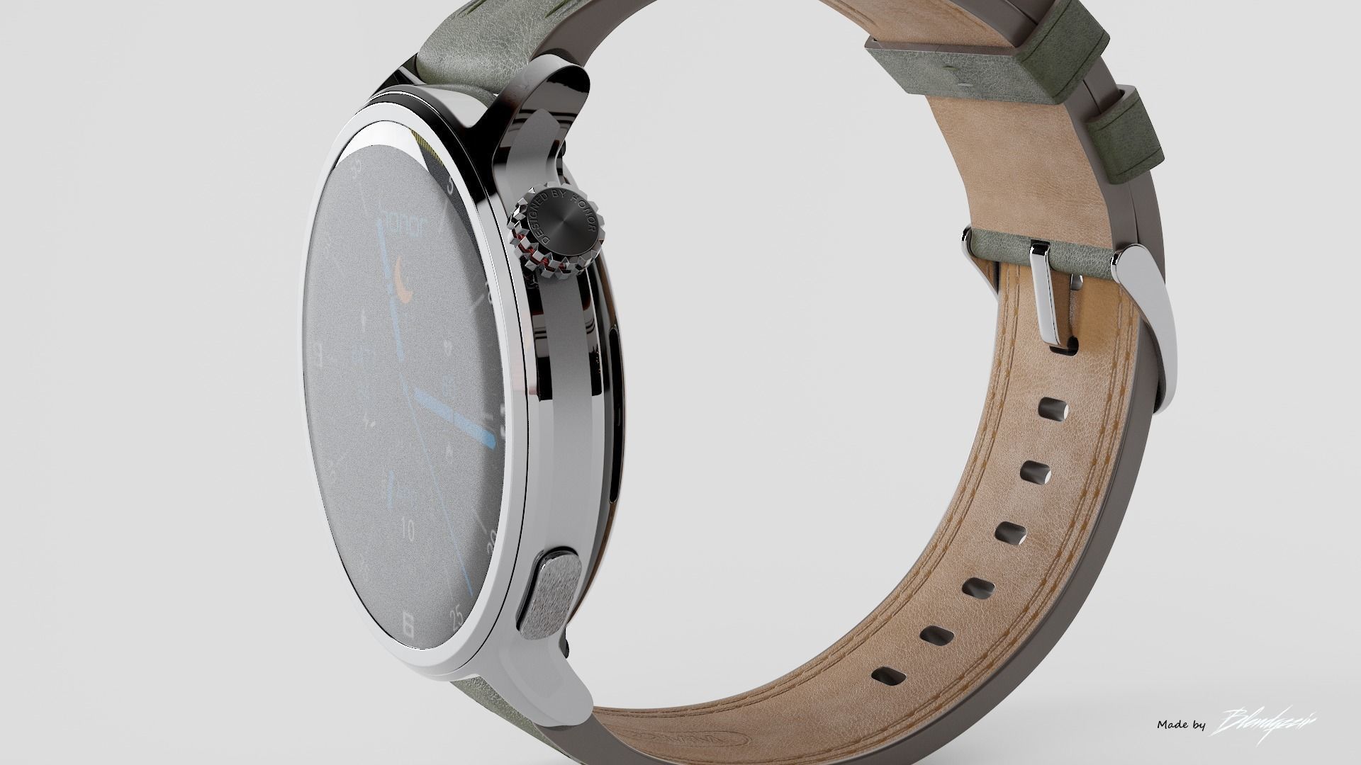 HONOR WATCH 4 PRO 3D model_2