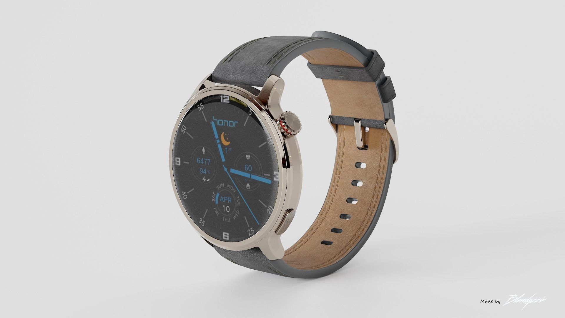 HONOR WATCH 4 PRO 3D model_9