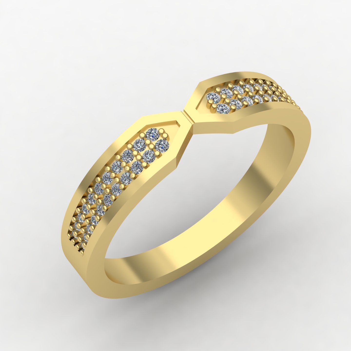 Women ring 7  3D print model_6