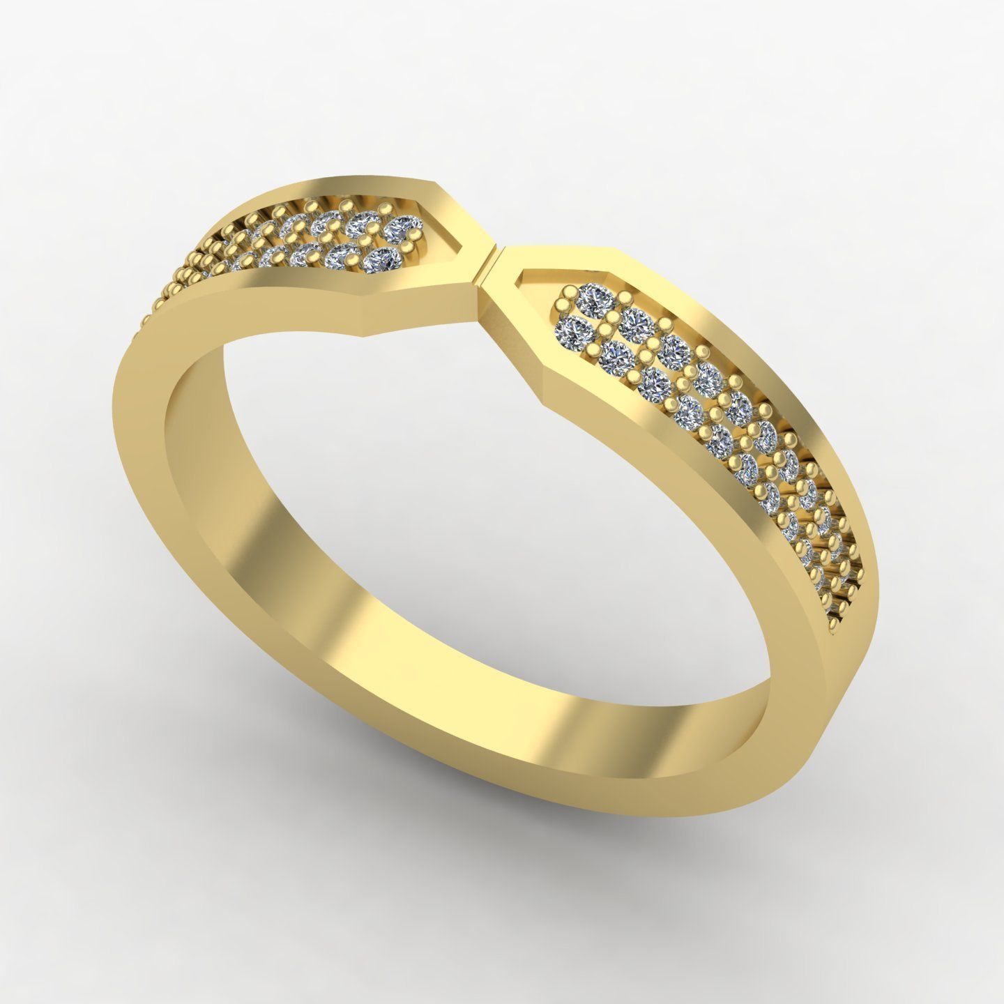 Women ring 7  3D print model_5