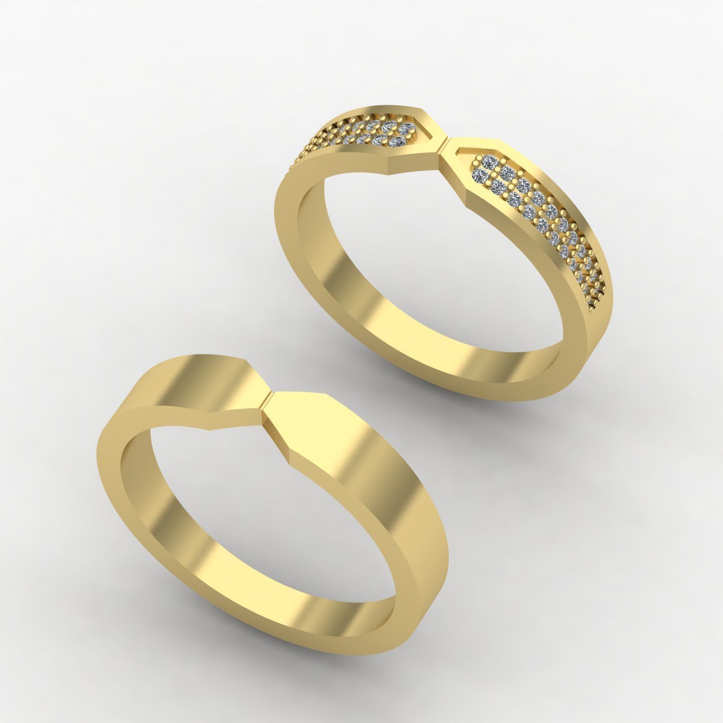 Women ring 7  3D print model_1