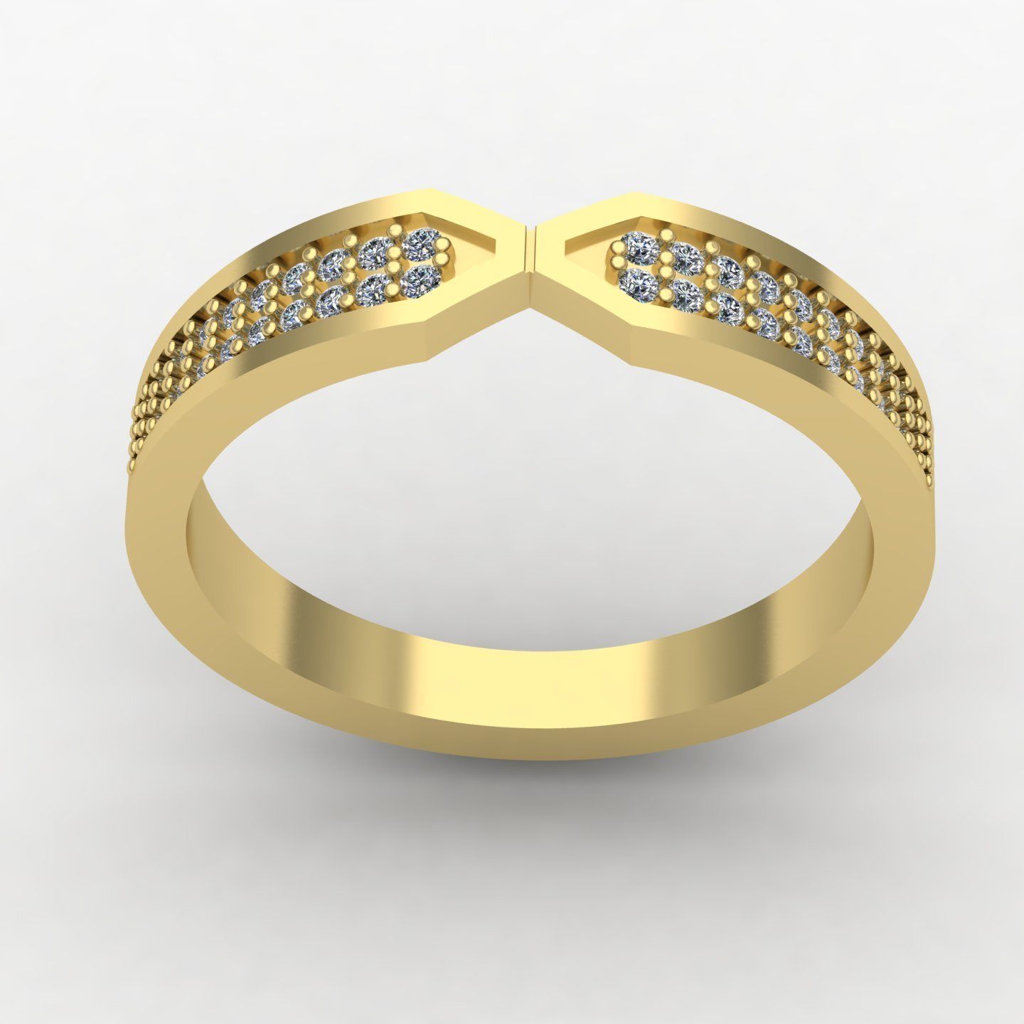 Women ring 7  3D print model_4