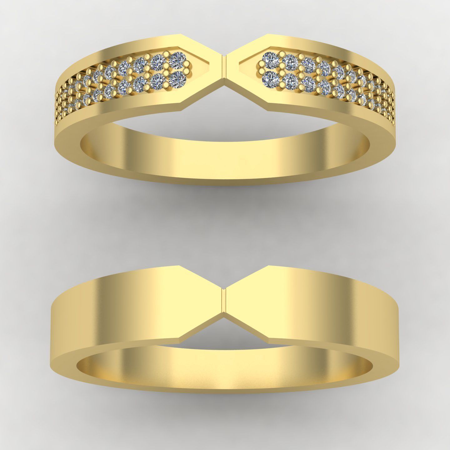 Women ring 7  3D print model_2