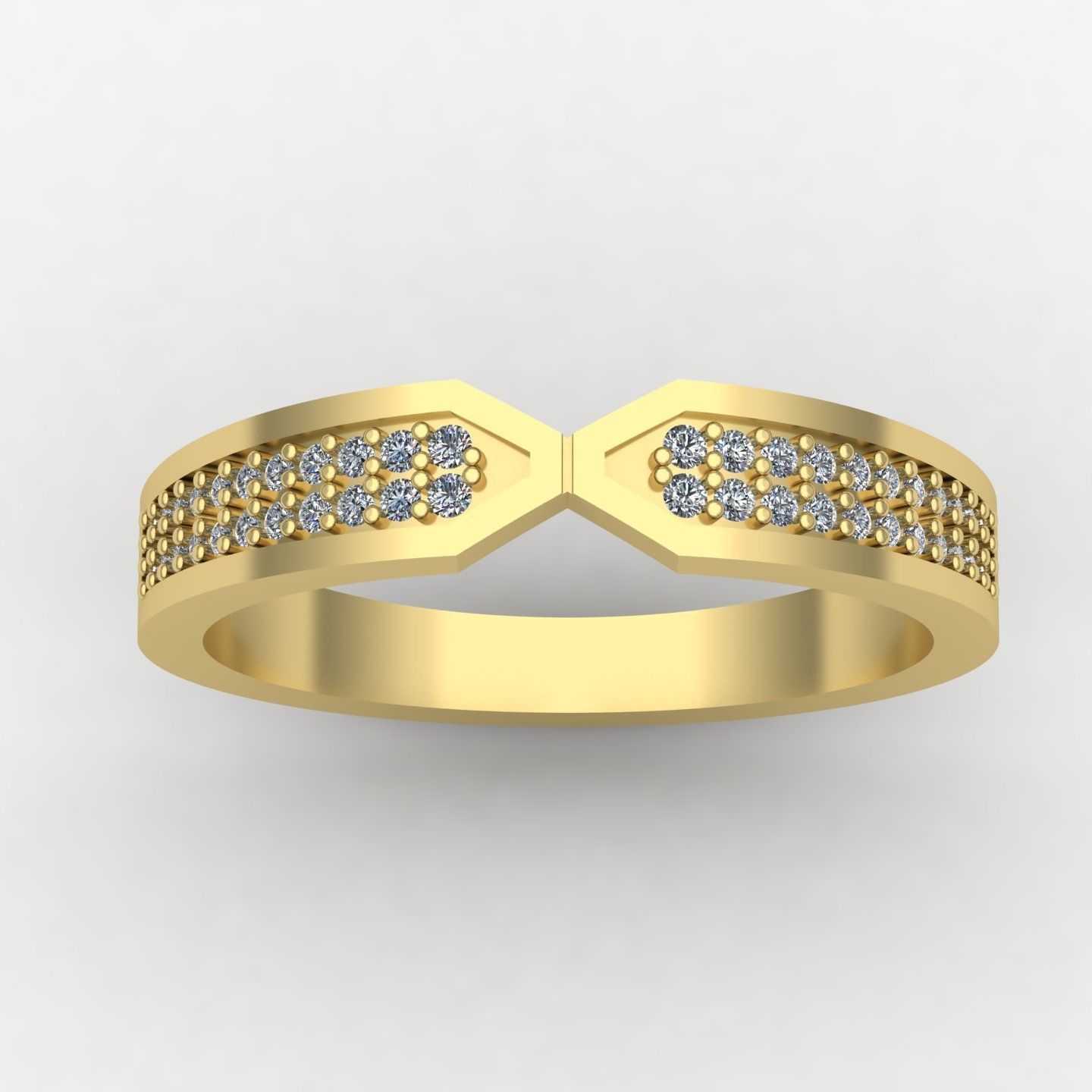 Women ring 7  3D print model_3