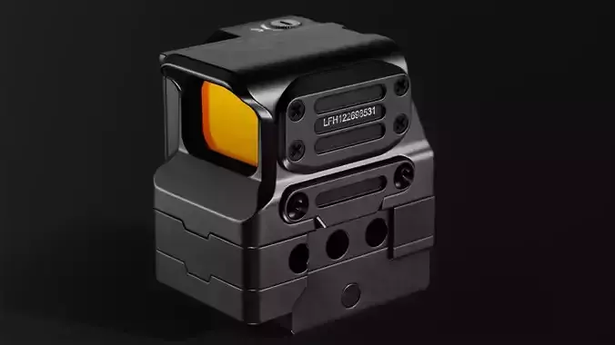 FC1 Red Dot Sight Low-poly 3D model