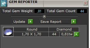 Wave Diamond Row Ring 4401 3D print model_6