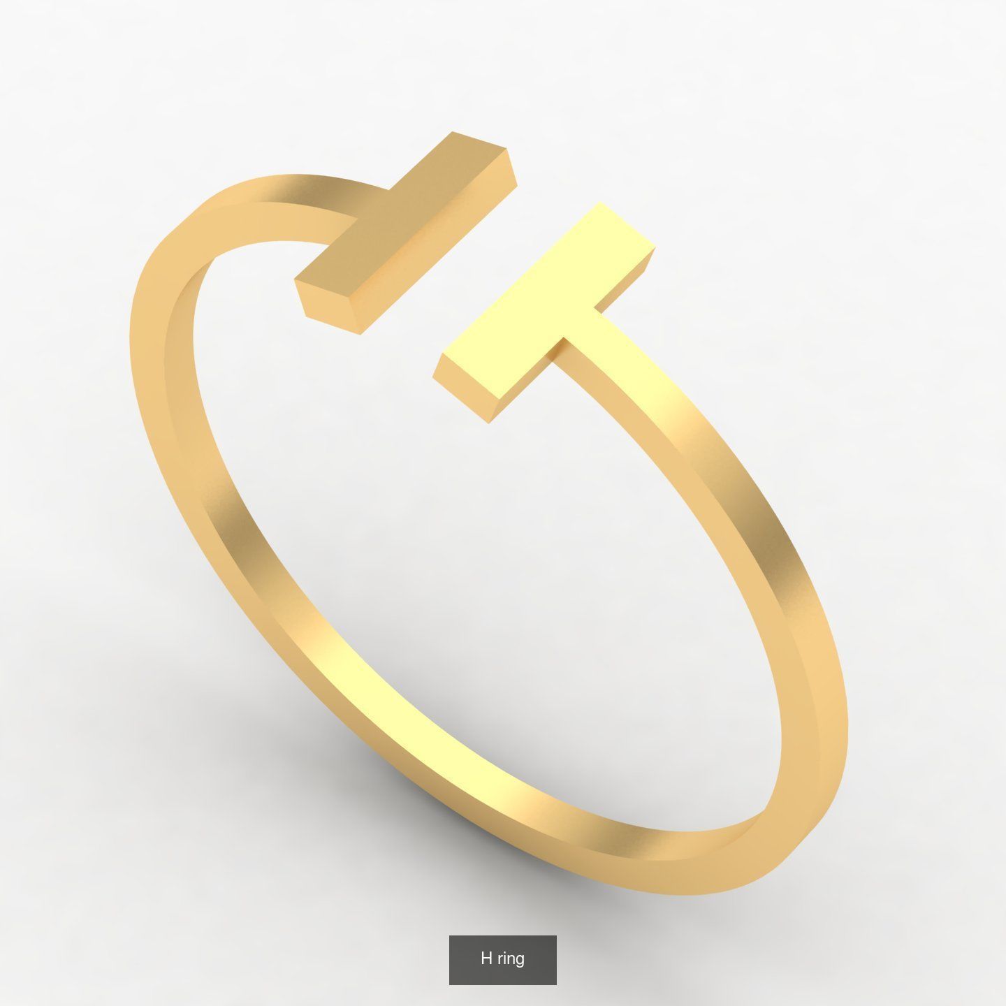 minimalism rings 3D Model Collection_7