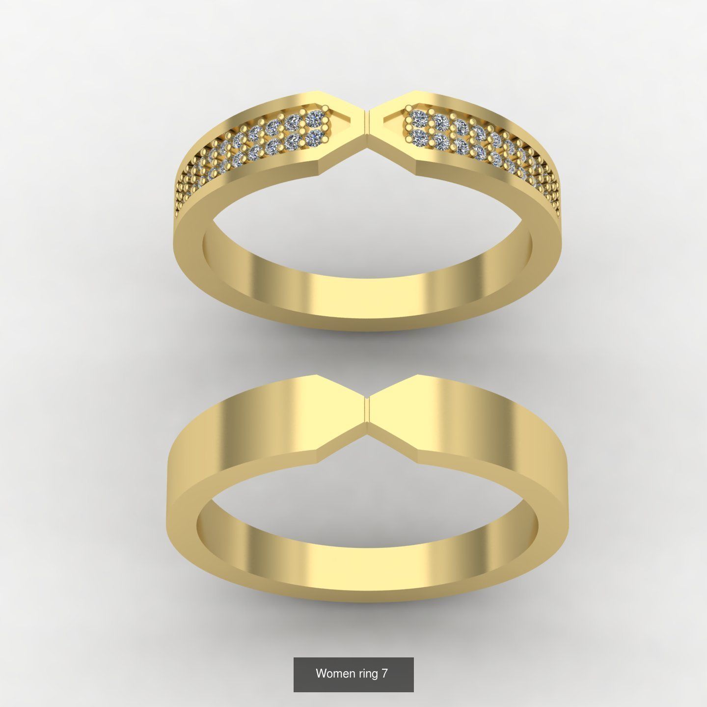 minimalism rings 3D Model Collection_18