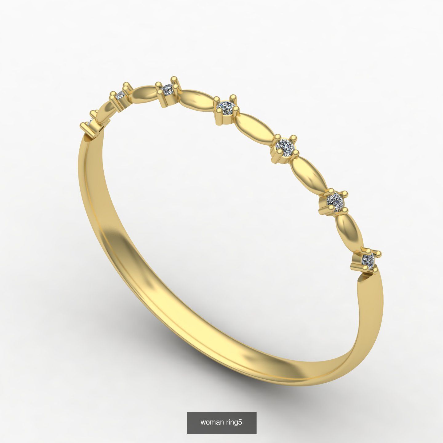 minimalism rings 3D Model Collection_16