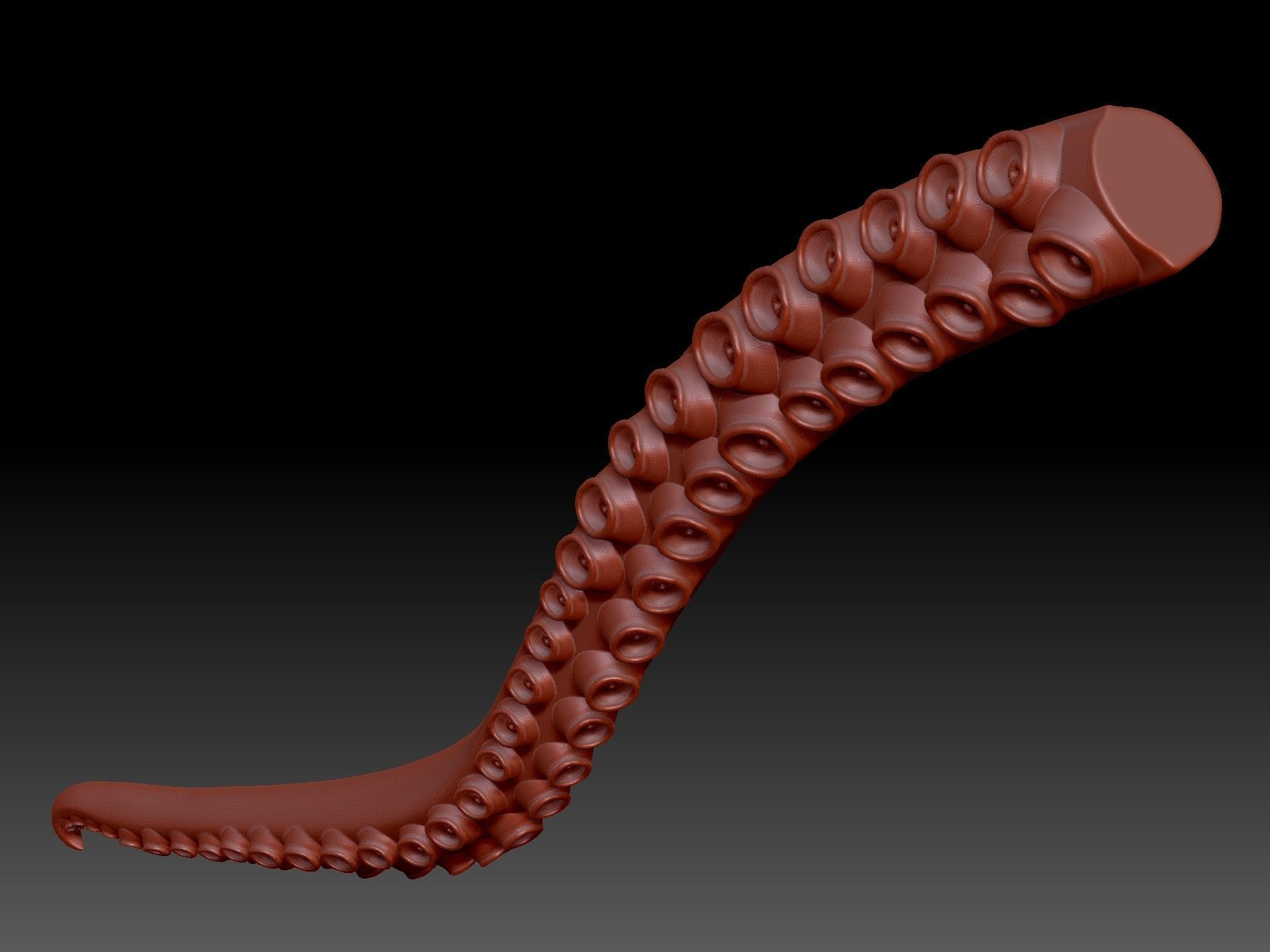 Tentacle 3D model 3D printable | CGTrader