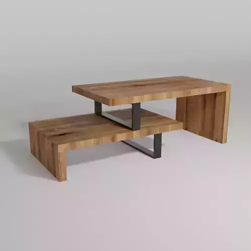 Wooden coffee table
