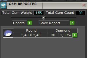 Round Diamond Row Ring 4411 3D print model_6