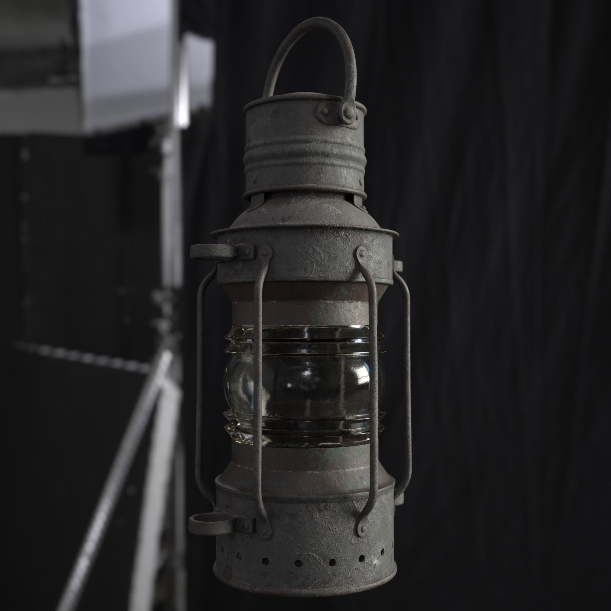 Small Boat Lantern 3D model_5
