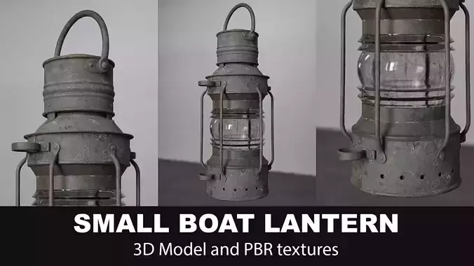 Small Boat Lantern 3D model