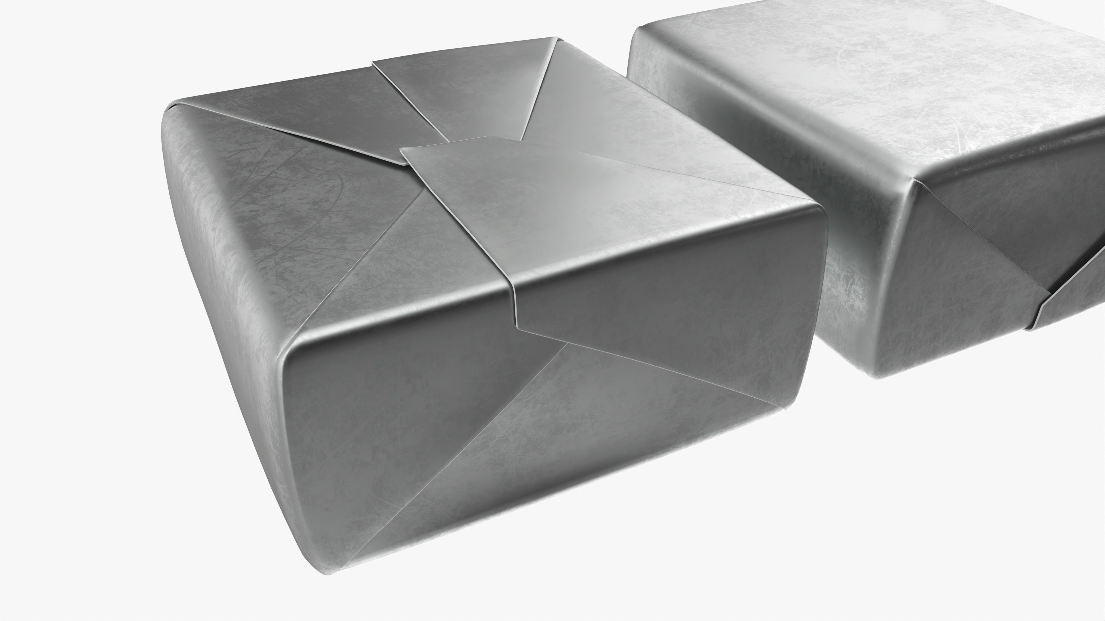 Candy wrapping foil 3D model_3