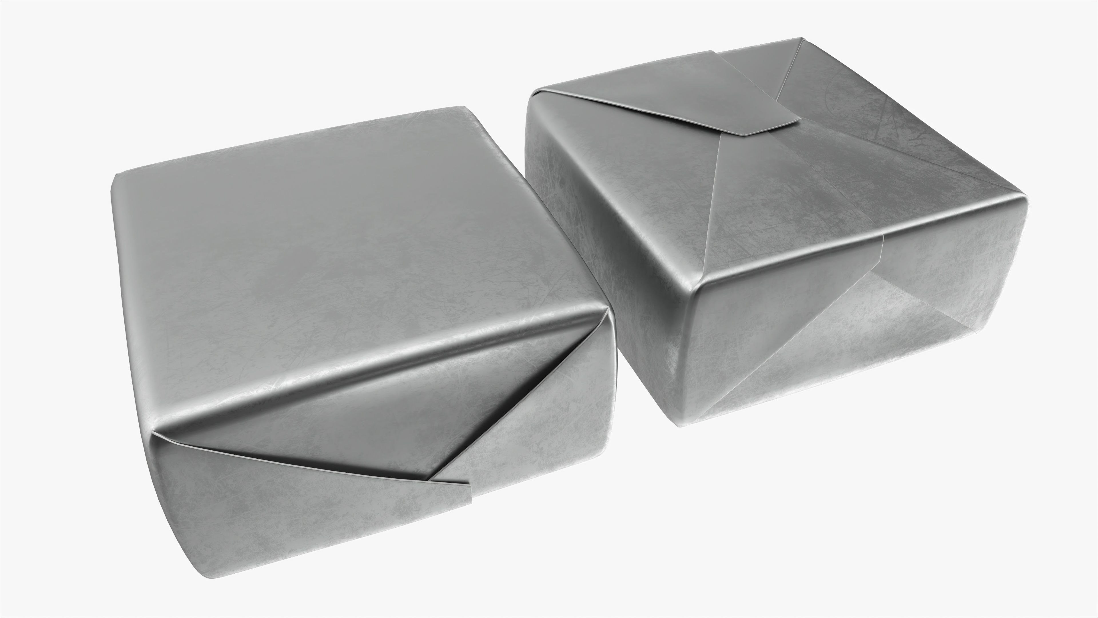 Candy wrapping foil 3D model_1