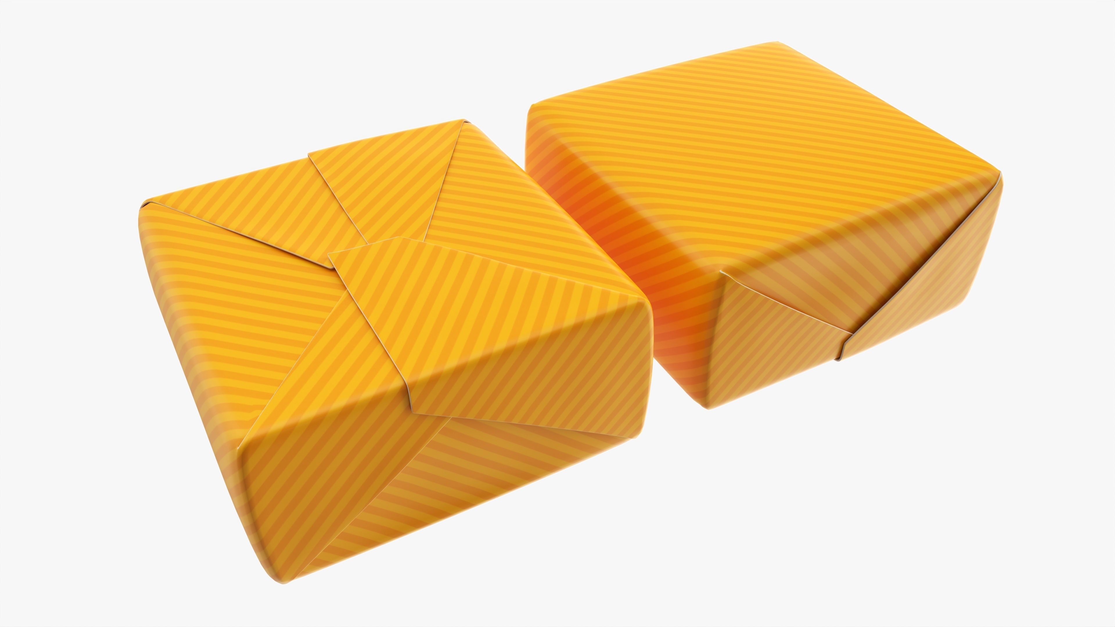 Candy wrapping paper 3D model_2